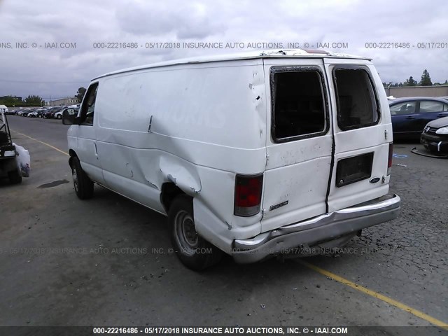 1FTNE14L97DB37815 - 2007 FORD ECONOLINE E150 VAN WHITE photo 6