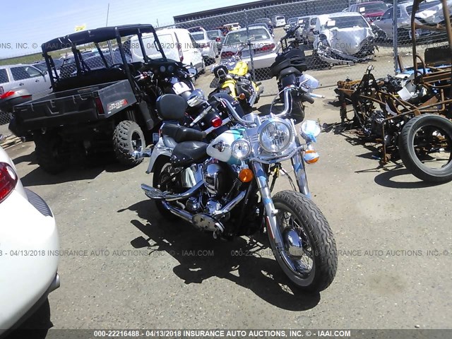 1HD1BWV37GB014091 - 2016 HARLEY-DAVIDSON FLSTC HERITAGE SOFTAIL CLASSIC Açıq mavi foto 1