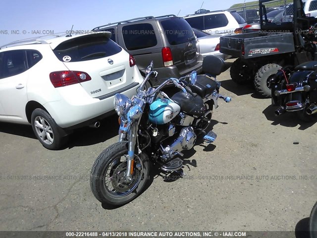 1HD1BWV37GB014091 - 2016 HARLEY-DAVIDSON FLSTC HERITAGE SOFTAIL CLASSIC Açıq mavi foto 2