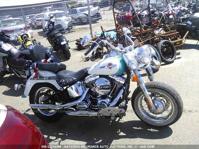 1HD1BWV37GB014091 - 2016 HARLEY-DAVIDSON FLSTC HERITAGE SOFTAIL CLASSIC Açıq mavi foto 8