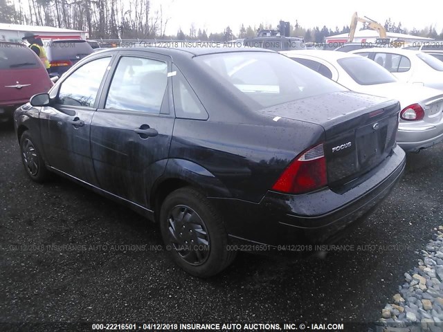 1FAFP34N27W353639 - 2007 FORD FOCUS ZX4/S/SE/SES 黑色 照片 3