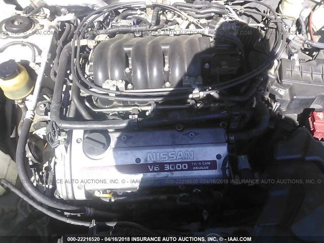 JN1CA31D0YT524341 - 2000 NISSAN MAXIMA GLE/GXE/SE WHITE photo 10