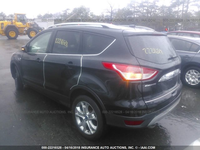 1FMCU9J93EUD21755 - 2014 FORD ESCAPE TITANIUM BLACK photo 3