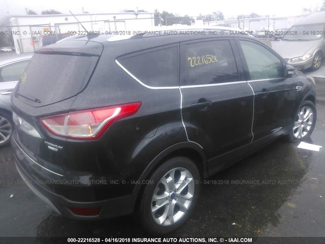 1FMCU9J93EUD21755 - 2014 FORD ESCAPE TITANIUM BLACK photo 4