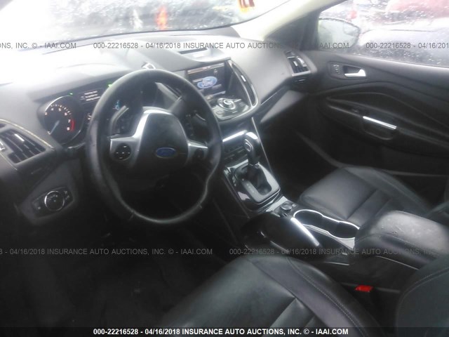 1FMCU9J93EUD21755 - 2014 FORD ESCAPE TITANIUM BLACK photo 5