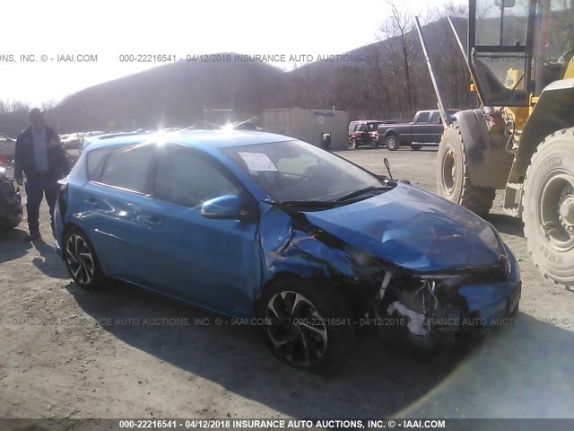 JTNKARJE1HJ534274 - 2017 TOYOTA COROLLA IM BLUE photo 6