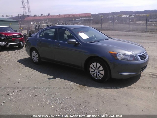 1HGCP26399A128431 - 2009 HONDA ACCORD LX GRAY photo 1