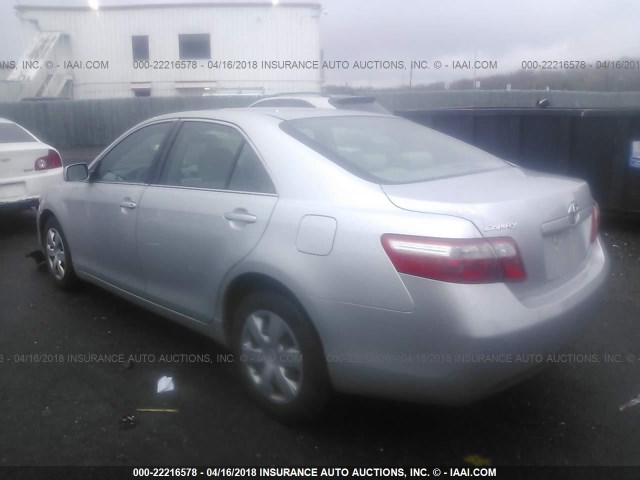 4T1BE46K78U227129 - 2008 TOYOTA CAMRY CE/LE/XLE/SE GRAY photo 3