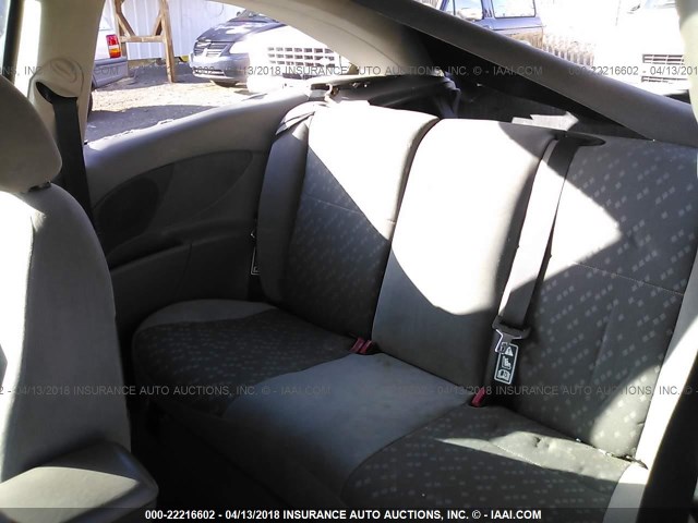 3FAFP31302R226354 - 2002 FORD FOCUS ZX3 GRAY photo 8