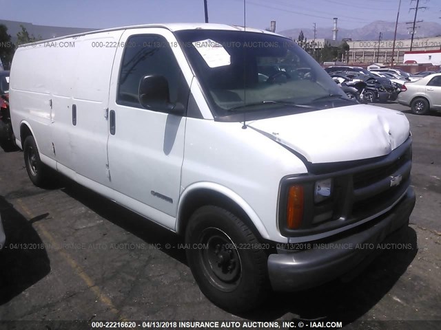 1GCHG39R5Y1149611 - 2000 CHEVROLET EXPRESS G3500  WHITE photo 1