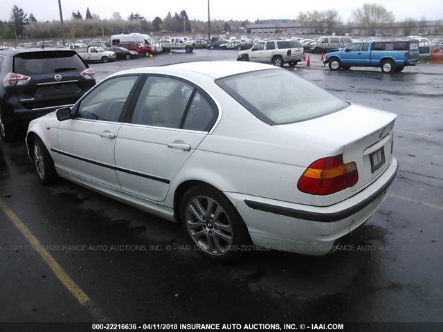 WBAEW53412PG20009 - 2002 BMW 330 XI Beyaz fotoğraf 3