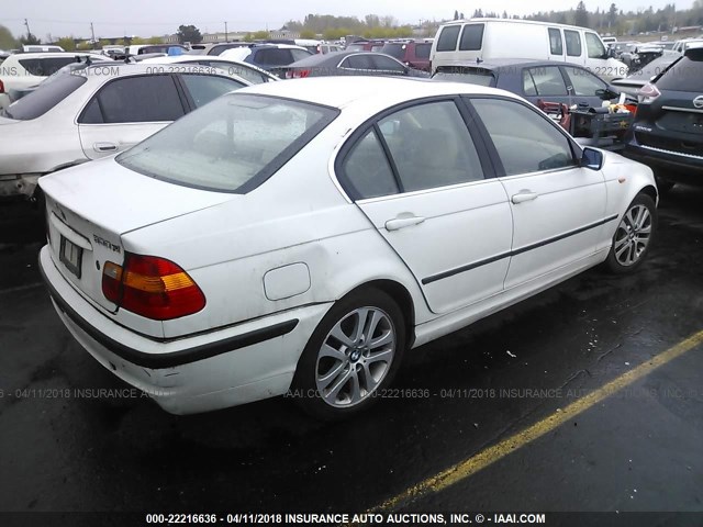 WBAEW53412PG20009 - 2002 BMW 330 XI Beyaz fotoğraf 4