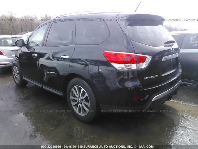 5N1AR2MM0EC658096 - 2014 NISSAN PATHFINDER S/SV/SL/PLATINUM 黑色 照片 3