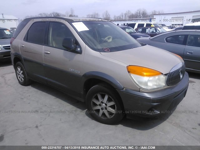 3G5DA03E52S500065 - 2002 BUICK RENDEZVOUS CX TAN photo 1