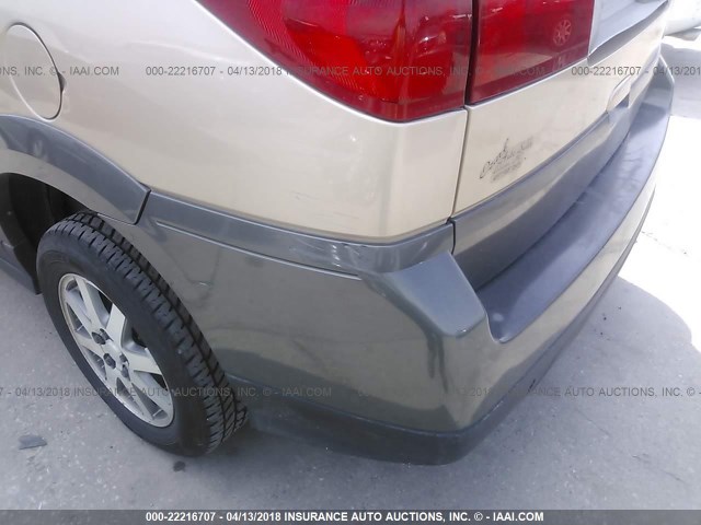 3G5DA03E52S500065 - 2002 BUICK RENDEZVOUS CX TAN photo 6