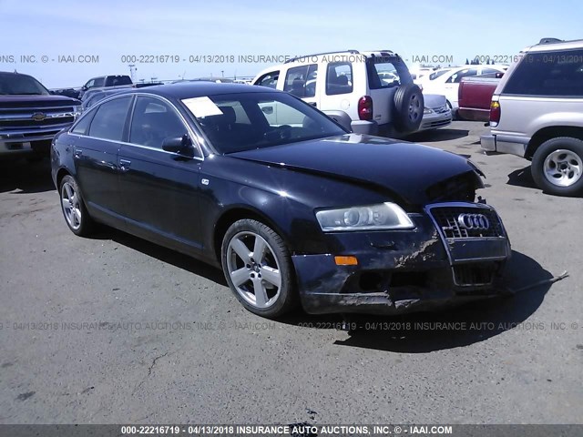 WAUAH74F98N178313 - 2008 AUDI A6 3.2 BLACK photo 1