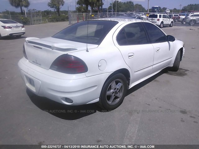 1G2NF52E43M603867 - 2003 PONTIAC GRAND AM SE1 WHITE photo 4