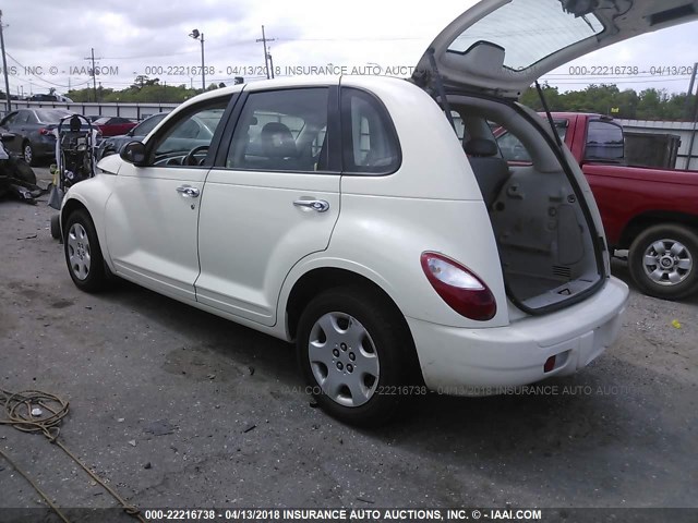 3A8FY48B38T174376 - 2008 CHRYSLER PT CRUISER WHITE photo 3