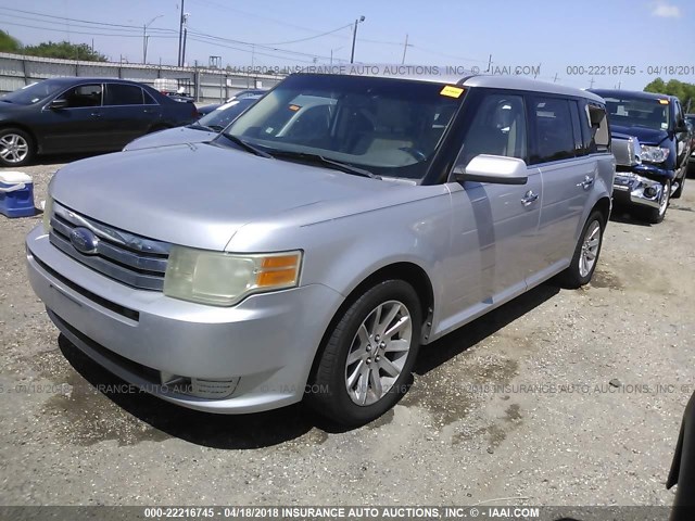 2FMDK52C49BA32019 - 2009 FORD FLEX SEL ვერცხლისფერი ფოტო 2