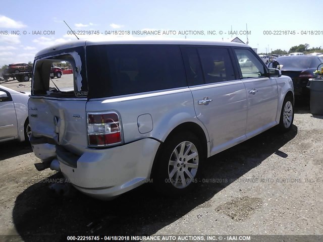 2FMDK52C49BA32019 - 2009 FORD FLEX SEL ვერცხლისფერი ფოტო 4