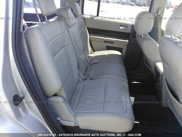 2FMDK52C49BA32019 - 2009 FORD FLEX SEL SILVER photo 8