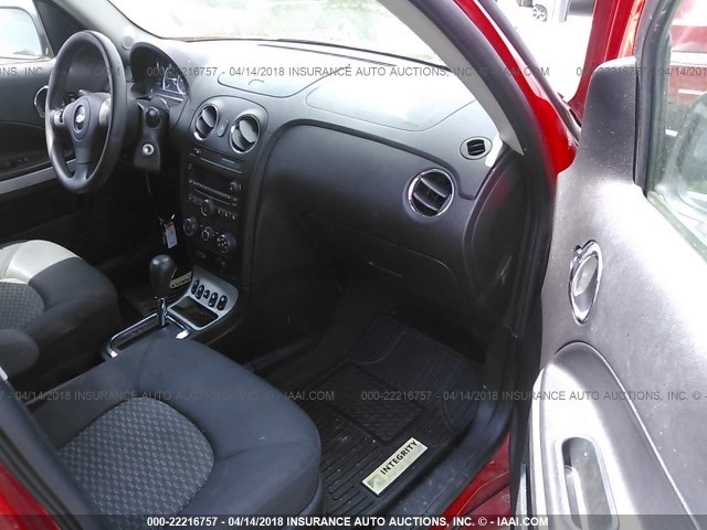 3GNDA13D98S568035 - 2008 CHEVROLET HHR LS RED photo 5