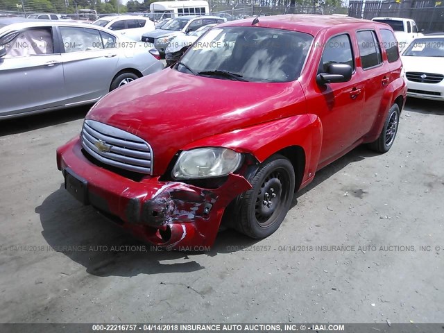 3GNDA13D98S568035 - 2008 CHEVROLET HHR LS RED photo 6