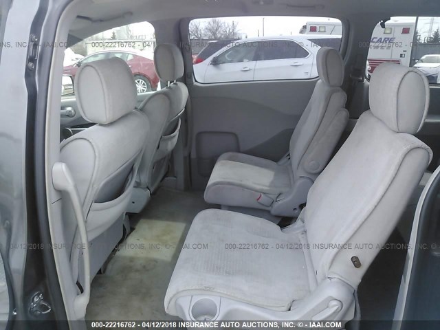 5N1BV28U44N360048 - 2004 NISSAN QUEST S/SE/SL GRAY photo 8