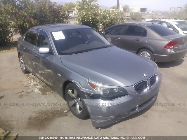 WBANE73517CM49362 - 2007 BMW 530 I SILVER photo 1