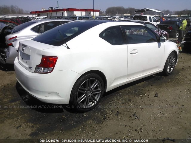 JTKJF5C7XB3012921 - 2011 TOYOTA SCION TC 白色 照片 4