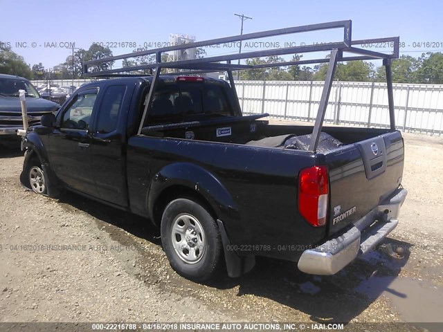 1N6BD06T75C435096 - 2005 NISSAN FRONTIER KING CAB XE BLACK photo 3