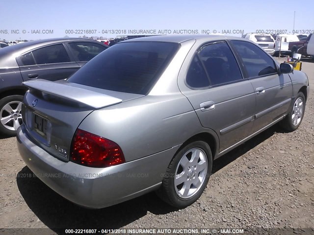 3N1CB51D26L644152 - 2006 NISSAN SENTRA 1.8/1.8S TAN photo 4