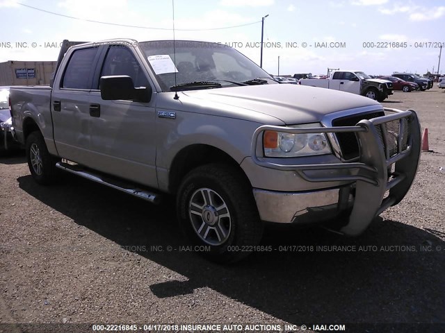 1FTRW12W08KD92782 - 2008 FORD F150 SUPERCREW GOLD photo 1