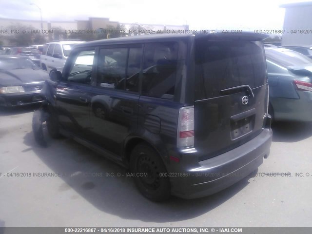 JTLKT324164083672 - 2006 TOYOTA SCION XB GRAY photo 3