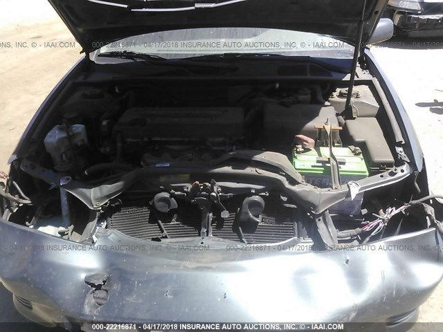 4T1BE30K35U043658 - 2005 TOYOTA CAMRY LE/XLE/SE მწვანე ფოტო 10