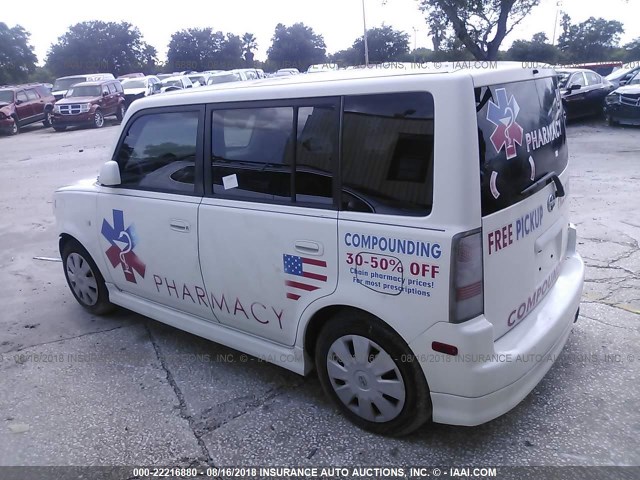 JTLKT324664061246 - 2006 TOYOTA SCION XB Weiß Foto 3