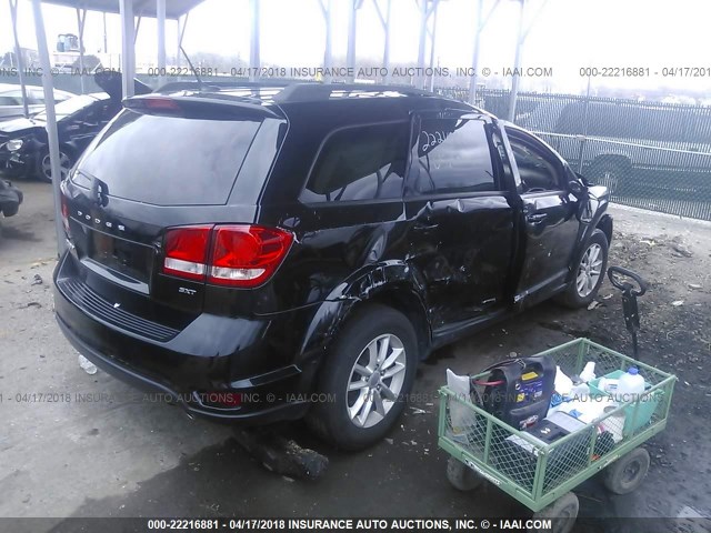 3C4PDDBG7FT554491 - 2015 DODGE JOURNEY SXT BLACK photo 4