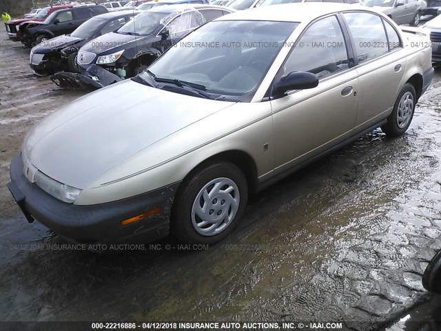 1G8ZG5282VZ302065 - 1997 SATURN SL1 TAN photo 2