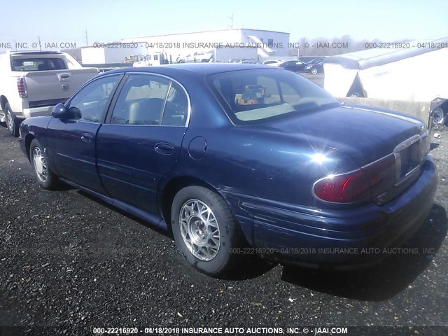 1G4HP54K544107238 - 2004 BUICK LESABRE CUSTOM BLUE photo 3