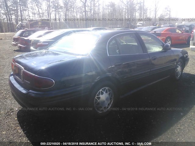 1G4HP54K544107238 - 2004 BUICK LESABRE CUSTOM BLUE photo 4