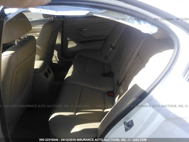WBAPH5C54BF093744 - 2011 BMW 328 I SULEV WHITE photo 8