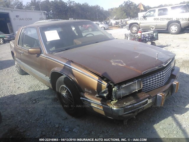 1G6EL1154JU624877 - 1988 CADILLAC ELDORADO BROWN photo 1