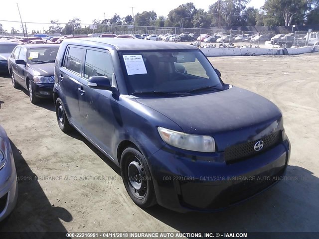 JTLKE50E081015336 - 2008 TOYOTA SCION XB BLUE photo 1