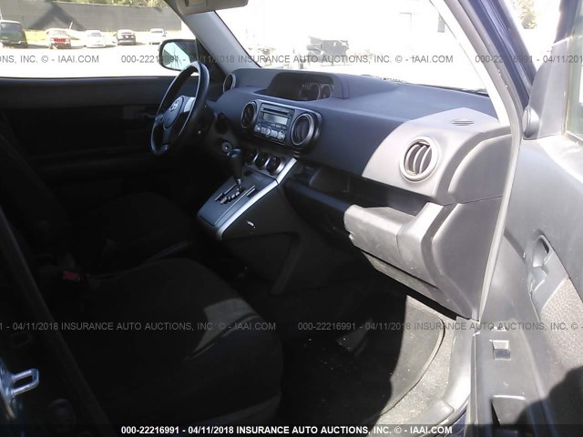 JTLKE50E081015336 - 2008 TOYOTA SCION XB BLUE photo 5