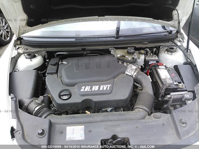 1G1ZK57719F218033 - 2009 CHEVROLET MALIBU LTZ 白色 照片 10