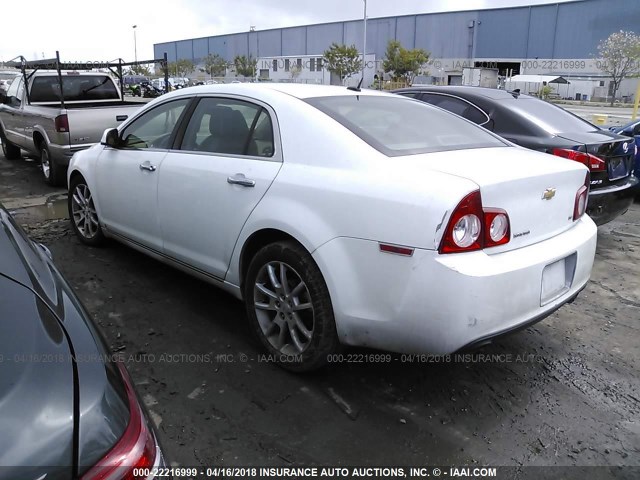 1G1ZK57719F218033 - 2009 CHEVROLET MALIBU LTZ 白色 照片 3