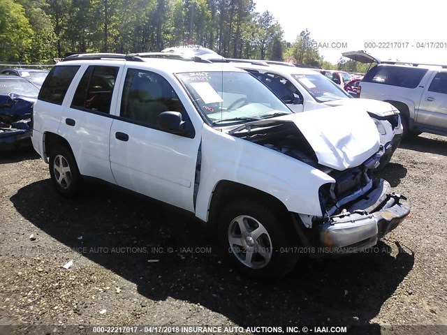 1GNDT13S662144863 - 2006 CHEVROLET TRAILBLAZER LS/LT WHITE photo 1