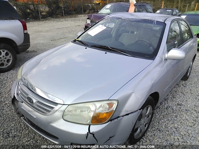 KNAFE121075426692 - 2007 KIA SPECTRA EX/LX SILVER photo 6