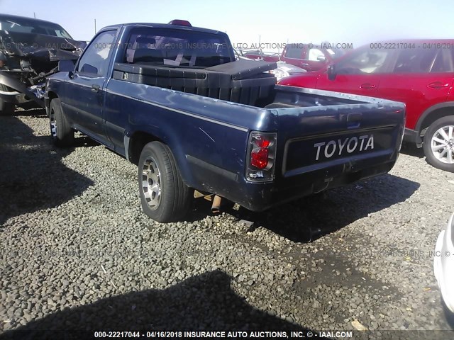 4TARN81A7RZ240388 - 1994 TOYOTA PICKUP 1/2 TON SHORT WHEELBASE STB Dark Blue photo 3