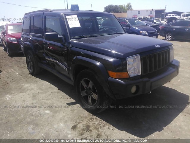 1J8HG48K46C363364 - 2006 JEEP COMMANDER შავი ფოტო 1